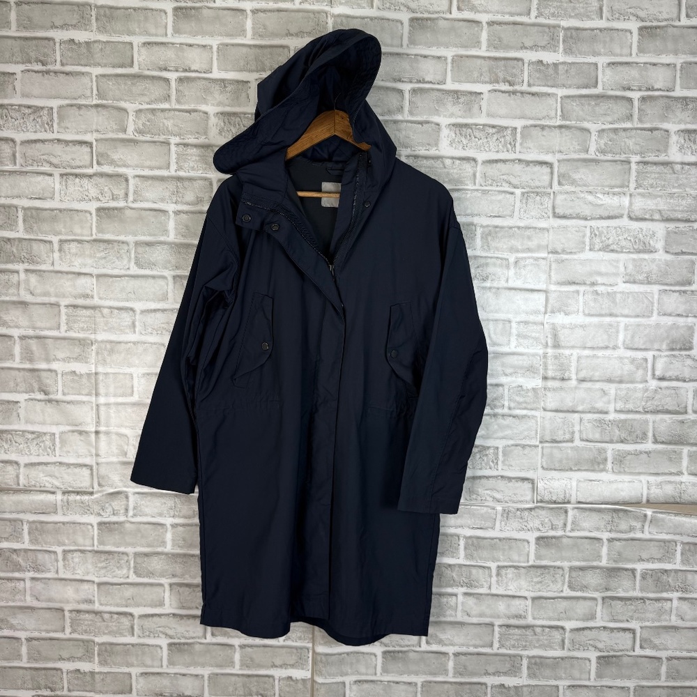 SOLD Everlane ReNew Anorak Full Zip Trench Coat Rain Jacket Womens